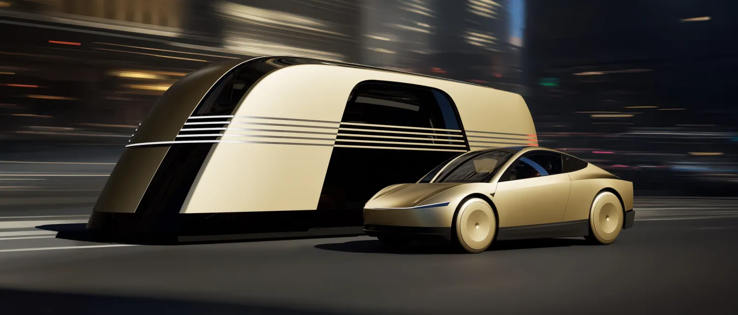 Tesla Robovan and Cybercab